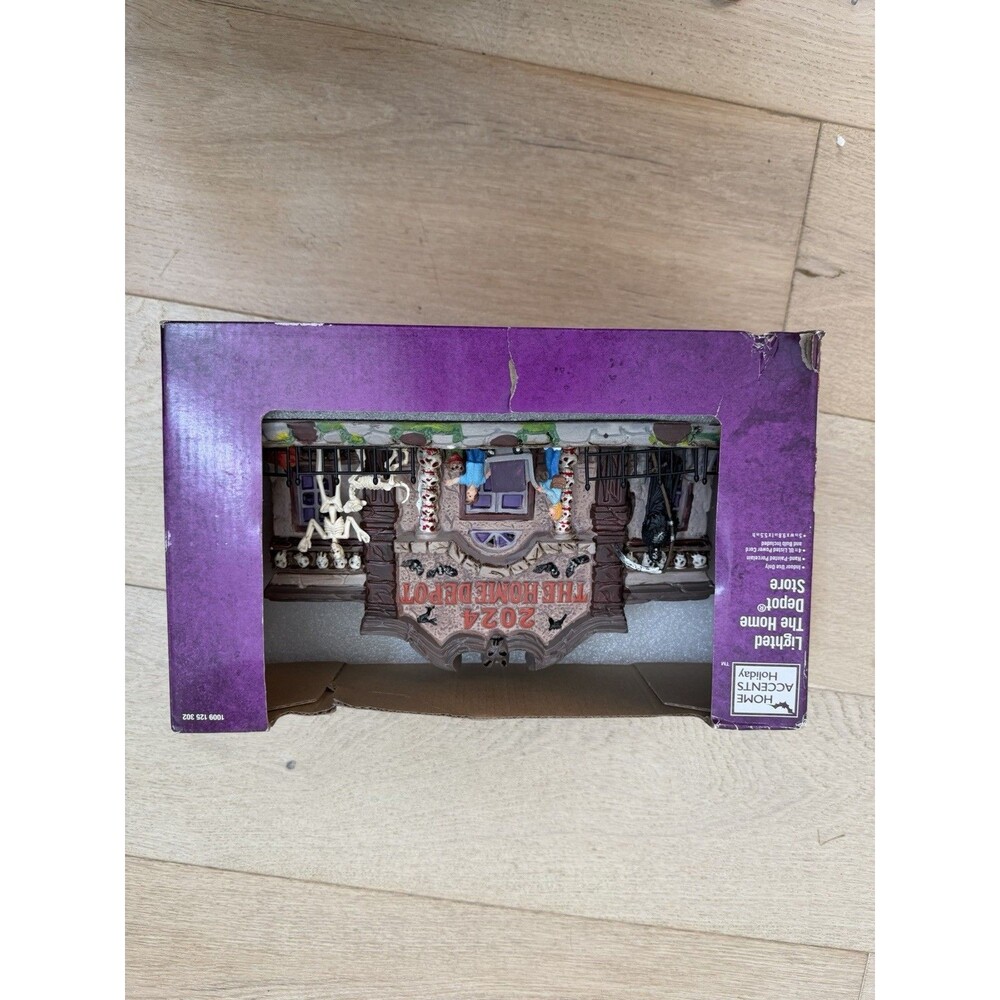 Home Accents Holiday Lighted 2024 The Home Depot Store Halloween Themed Village